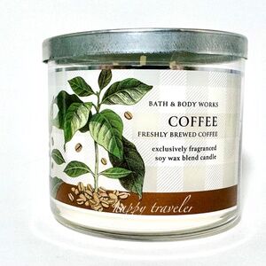 FRESHLY BREWED COFFEE 3 Wick Candle